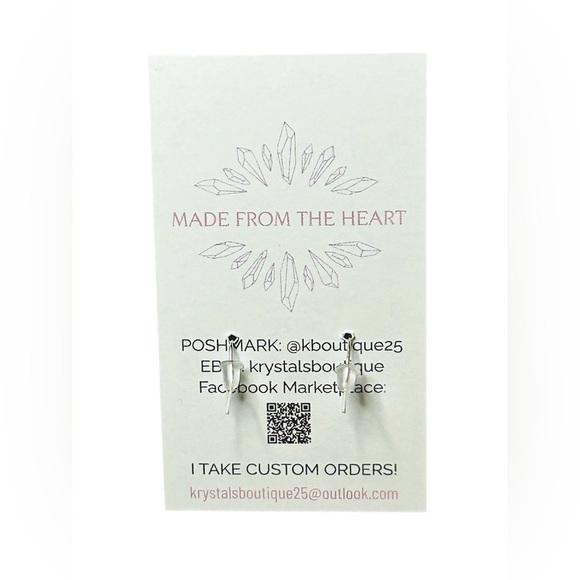 Red Heart Earrings - Picture 8 of 9